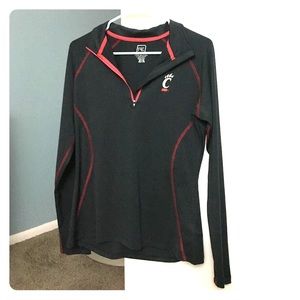 Bearcats Half zip pullover
